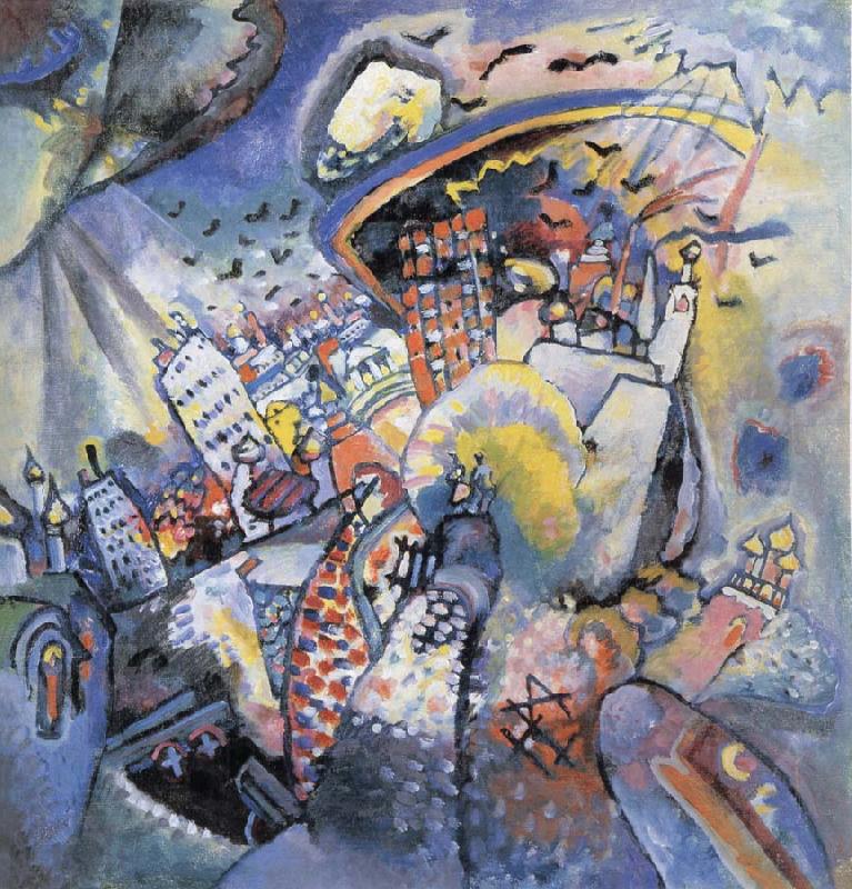 Wassily Kandinsky Moszkva Voros ter oil painting picture